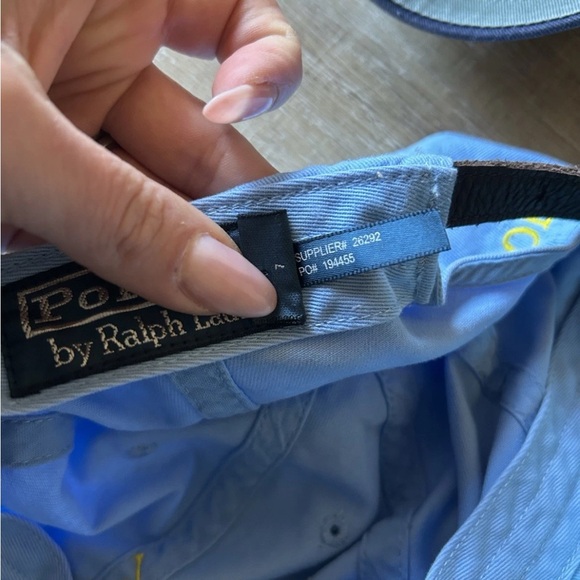 Polo Ralph Lauren Baseball Hat One Size Leather Adjustable Strap Back BUNDLE 5 - Picture 6 of 14